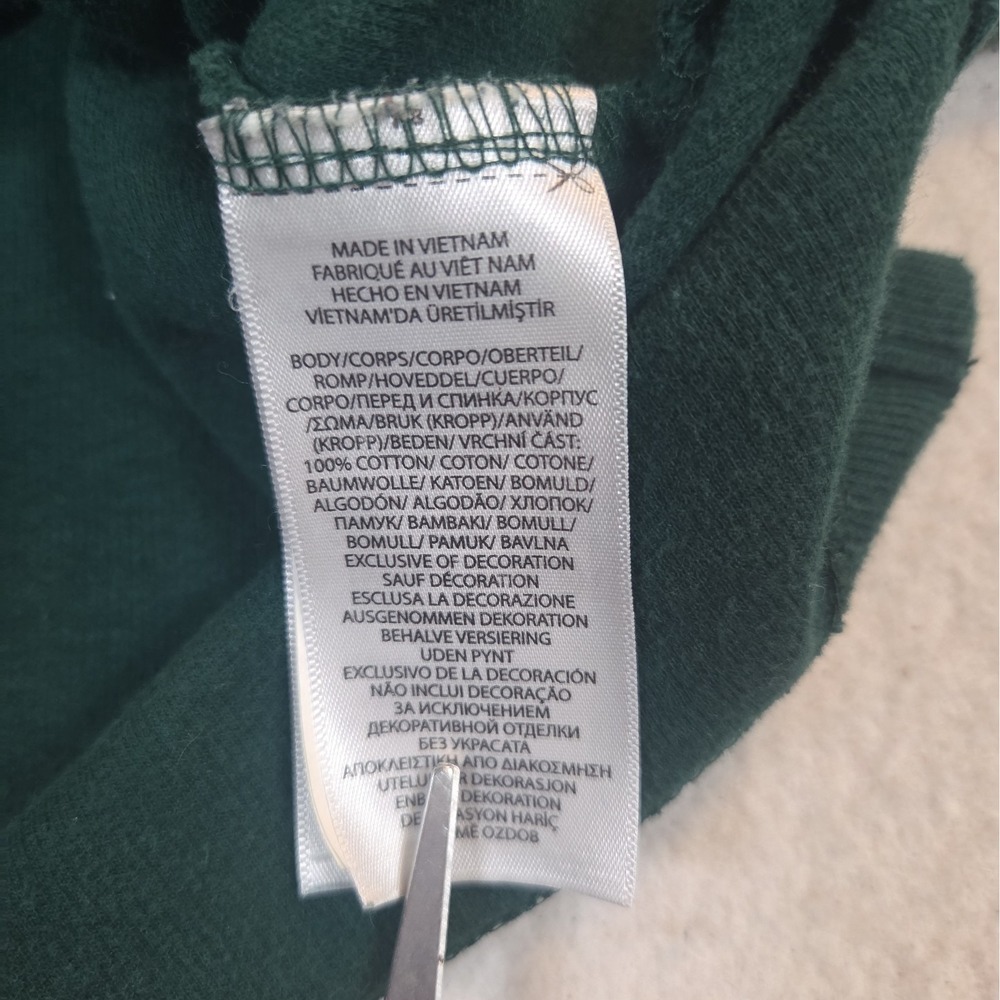 Polo Ralph Lauren Estate Rib 1/4 Quarter Zip Pullover Sweater Mens XL Green - Picture 6 of 11
